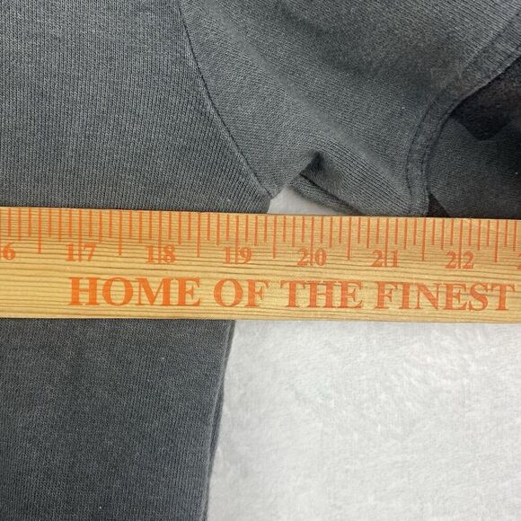 WT02 Hoodie Mens Small Black Gray Camo Short Sleeve Pockets Pullover Casual - Picture 6 of 10